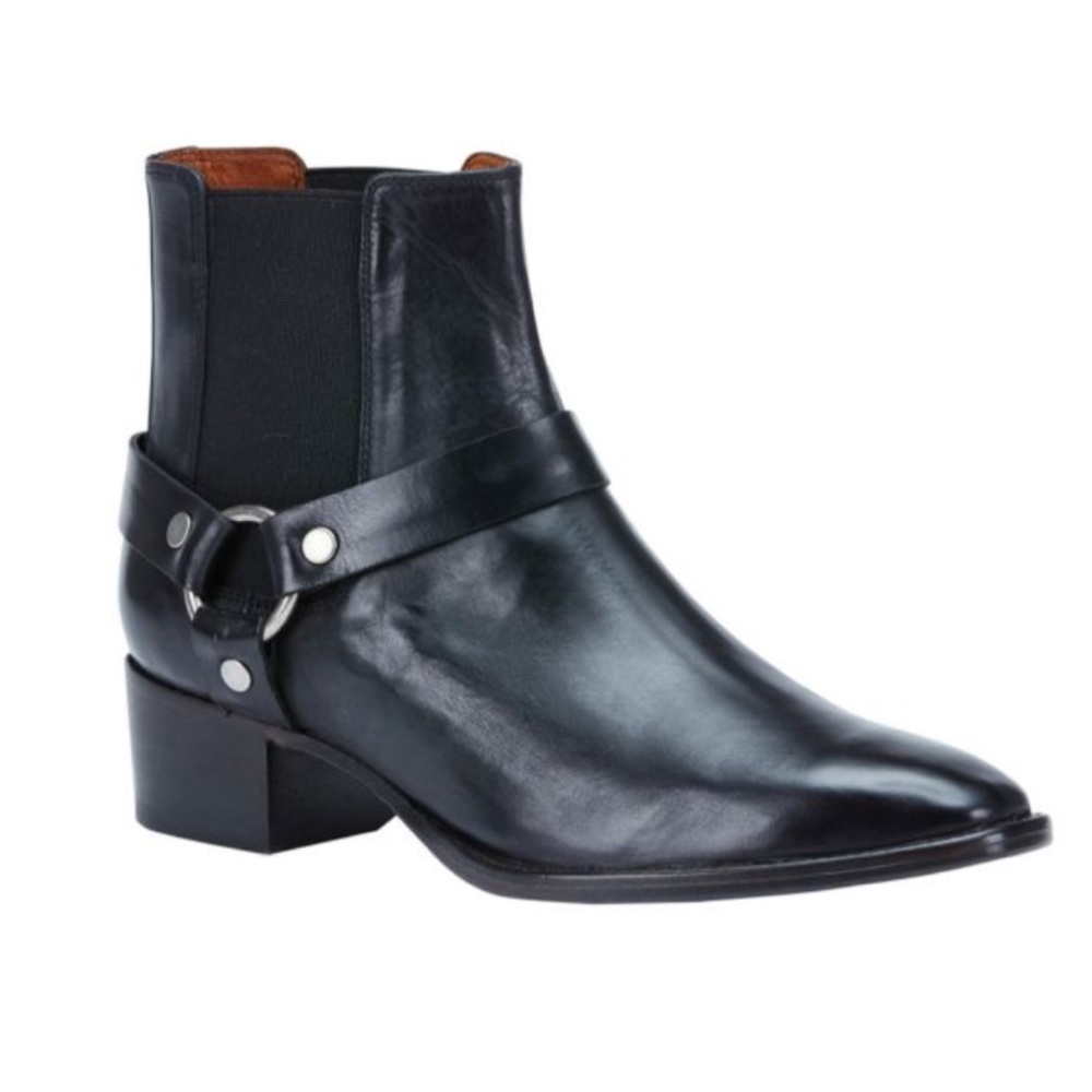 Frye Dara Harness Chelsea heeled boot, Size 6.5